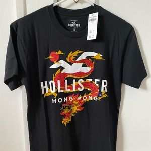 Hollister men’s extra small T-shirt dragon